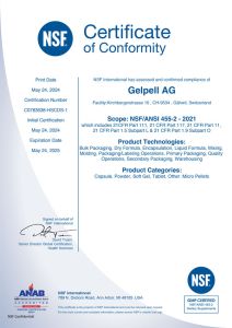 Certificates